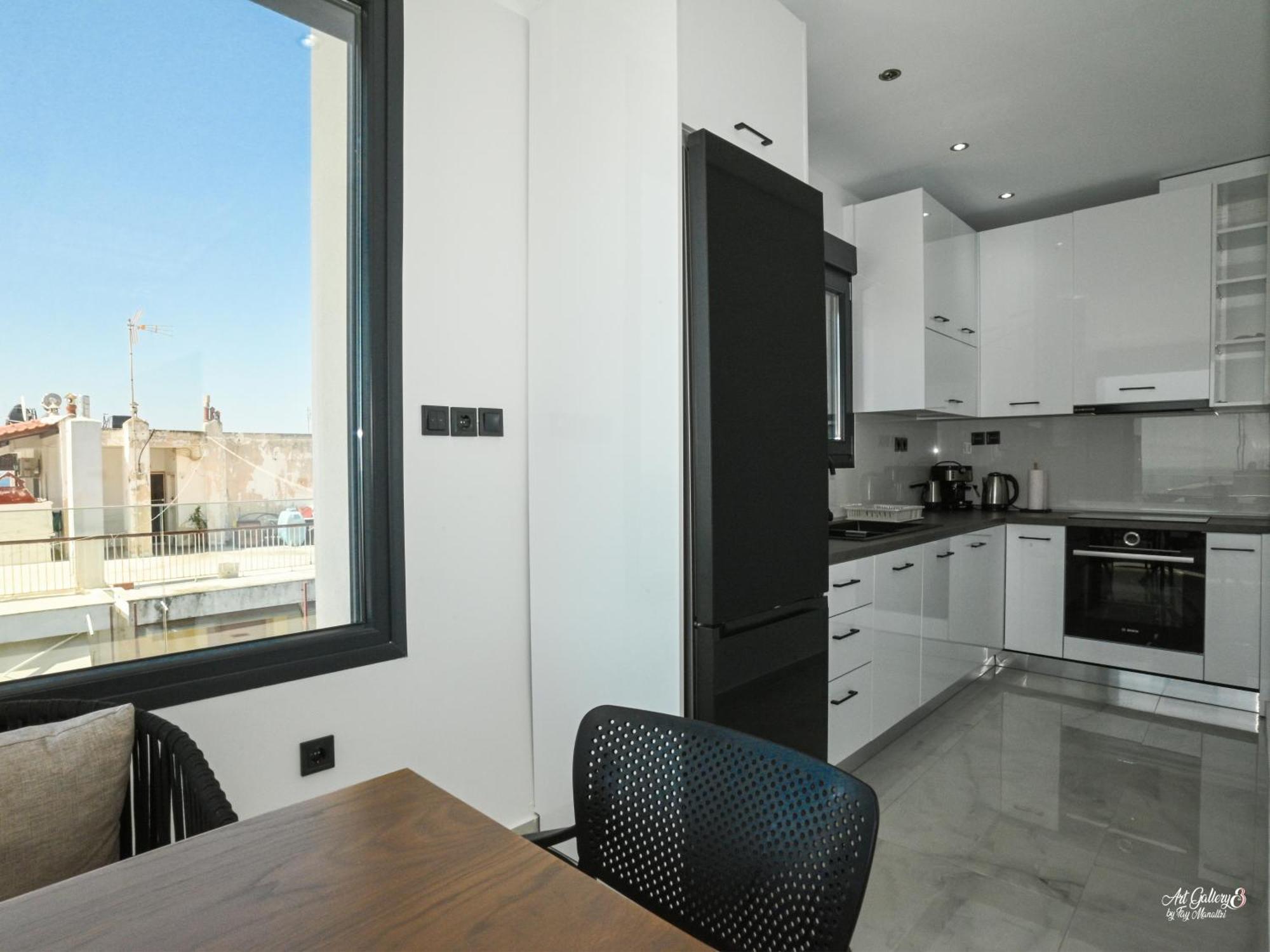 Panorama Penthouse Apartamento Nea Kallikrateia Exterior foto