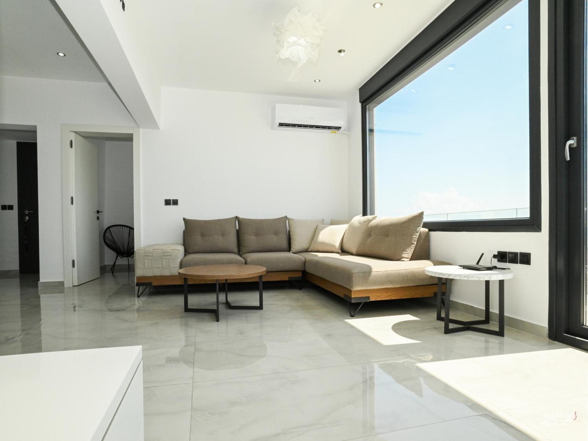 Panorama Penthouse Apartamento Nea Kallikrateia Exterior foto