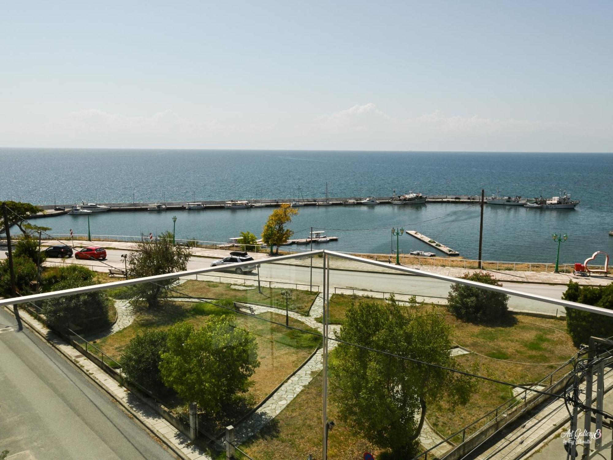 Panorama Penthouse Apartamento Nea Kallikrateia Exterior foto