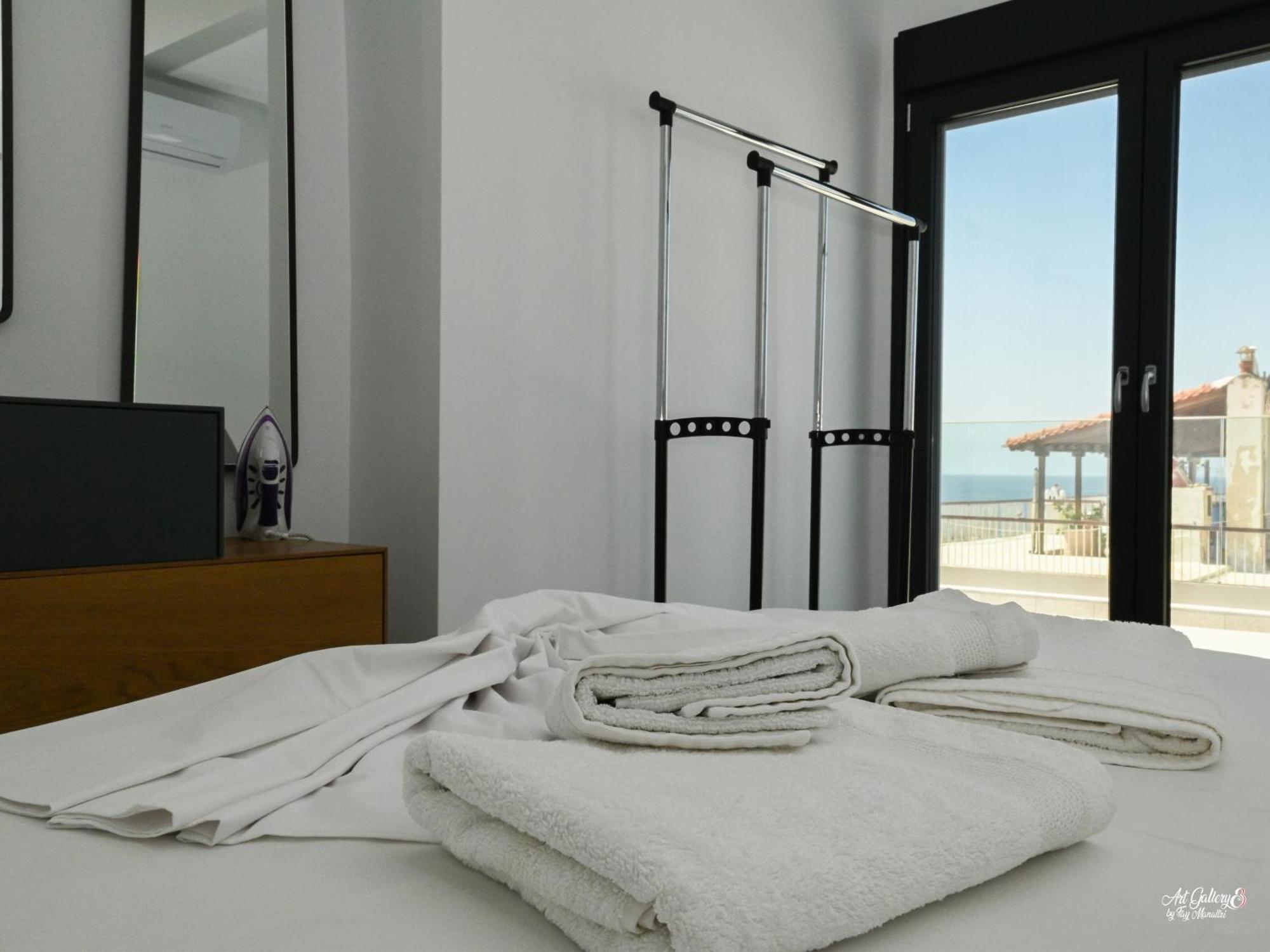 Panorama Penthouse Apartamento Nea Kallikrateia Exterior foto